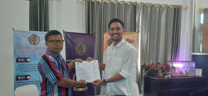 DEKAN FKIP UNIMUDA SORONG dan USWIM NABIRE TEKEN SURAT PERJANJIAN KERJASAMA PROGRAM PKL MAHASISWA DI UNIMUDA SORONG