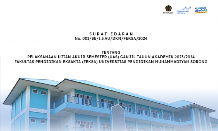 Edaran UAS GANJIL Feksa T.A 2023/2024