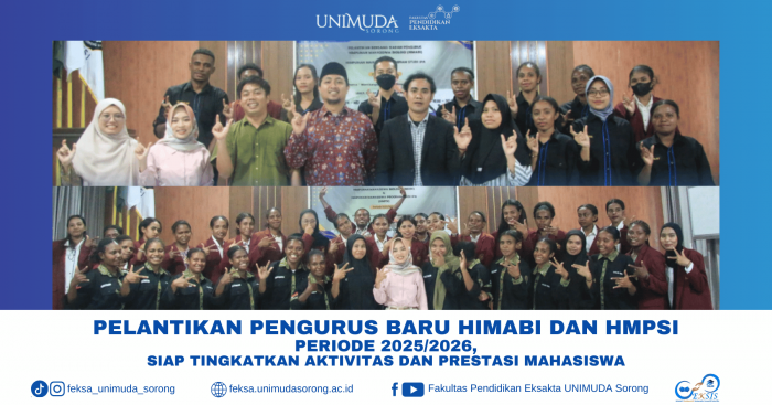 HIMABI dan HMPSI Resmi Dilantik, Siap Tingkatkan Aktivitas dan Prestasi Mahasiswa