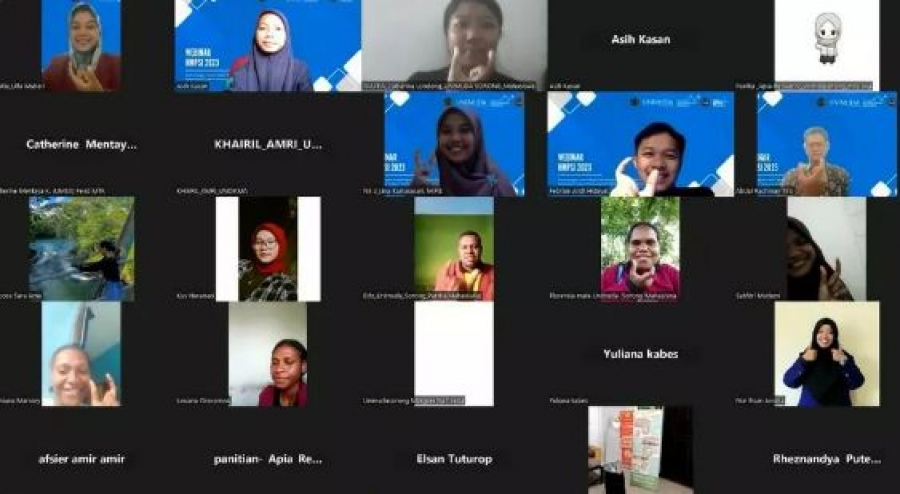 HMPSI UNIMUDA Sorong Selenggarakan Webinar Nasional dengan tema 