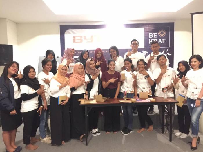 JADI MILENIAL : MAHASISWA FKIP UNIMUDA SORONG GABUNG *BYTE* (Bekraf Young Technology Entrepreneurs)