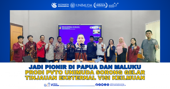 Jadi Pionir di Papua dan Maluku Prodi PVTO UNIMUDA Sorong Gelar Tinjauan Eksternal Visi Keilmuan