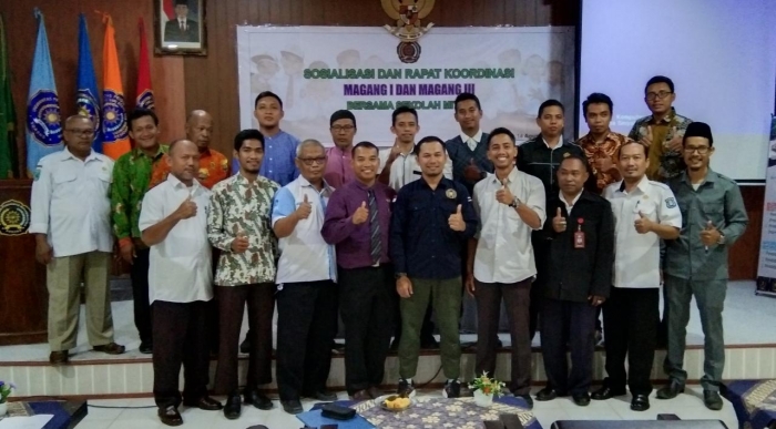 UPT MAGANG DAN KPM UNIMUDA SORONG GELAR SOSIALISASI DAN RAPAT KOORDINASI DENGAN SEKOLAH MITRA